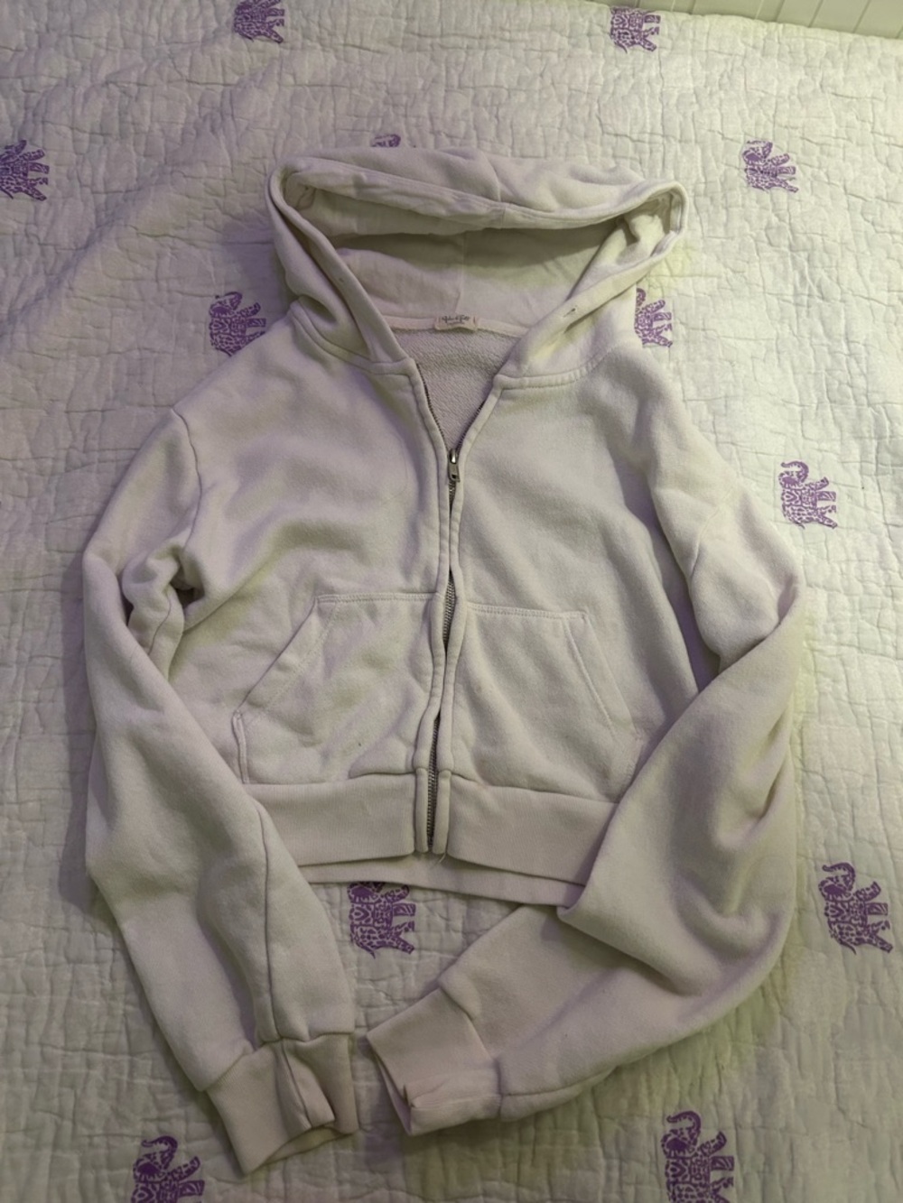 Brandy Melville White Hoodie
